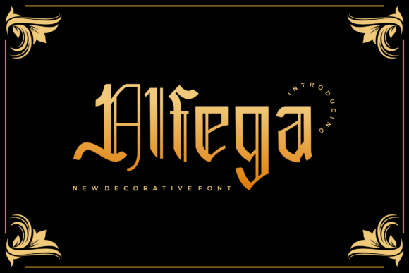 Alfega: A Bold Blackletter for Editorial Design