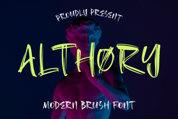 Althory: A Handwritten Font for Creative Web Design