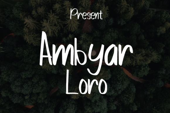 Ambyar Loro Font for Web Design