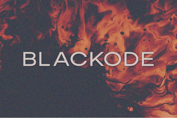 Blackode: A Modern Sans Serif Font