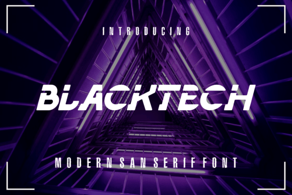 Blacktech: A Bold Font for Modern Web Design