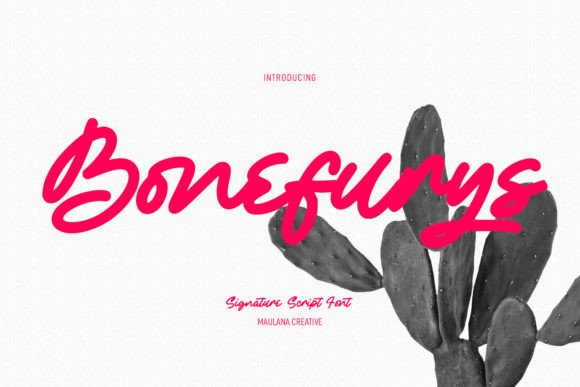 Bonefurys Font for Creative Projects