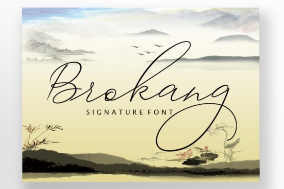 Brokang: A Creative Font for Campaigns