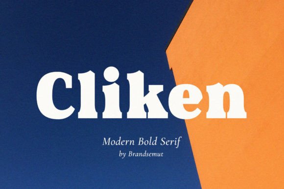 Cliken Font: Modern Serif for Editorial Design