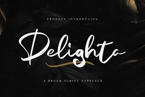 Delighta: A Modern Handwritten Font for Creative Projects