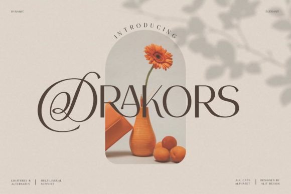 Drakors: A Serif Font for Elegant Design