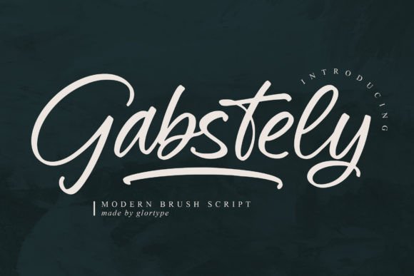 Gabstely: A Modern Handwritten Font