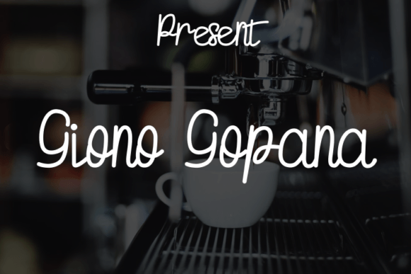 Giono Gopana: A Script Typeface for Elegant Design