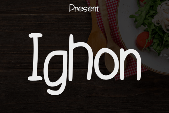 Ighon Font: Elegant Script for Craft Projects