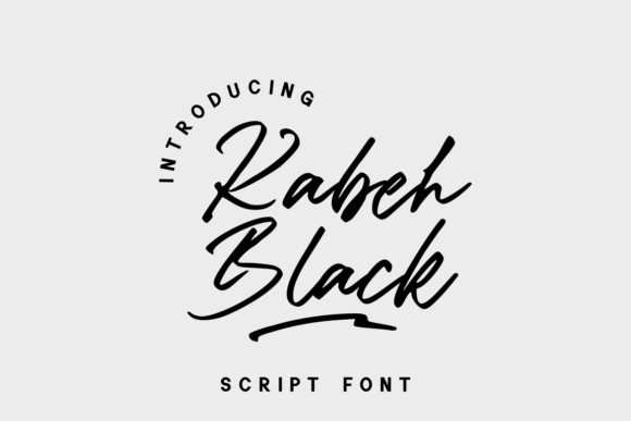 Kabeh Black: A Modern Script Font for Business