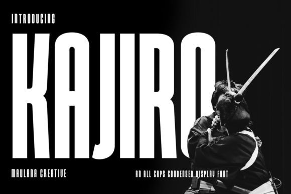 Kajiro: A Modern Sans Serif Display Font for Bold Brand Identity
