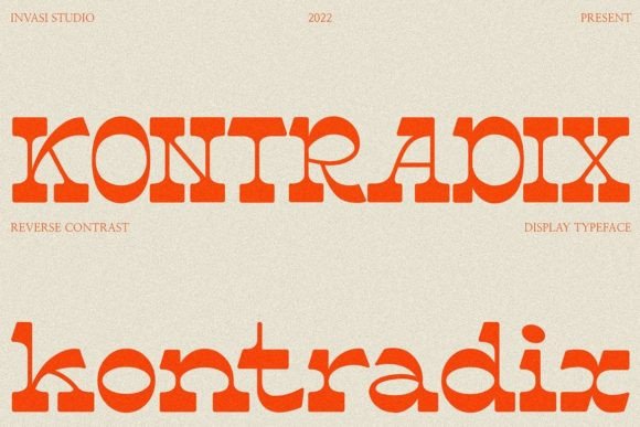 Kontradix: A Modern Serif for Web Design