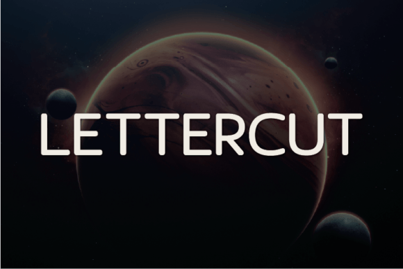 Lettercut: A Modern Sans Serif for Creative Projects
