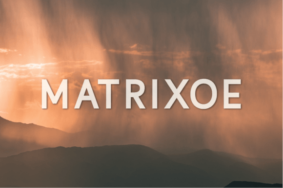 Matrixoe: A Bold Sans Serif for Designers