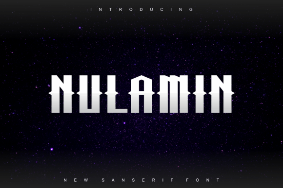 Nulamin: A Modern Sans Serif for Designers