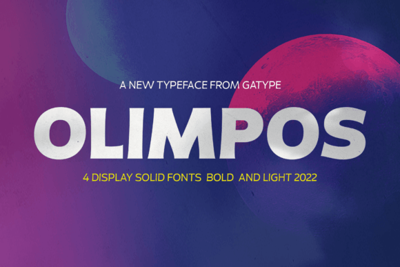 Olimpos: A Bold Sans Serif for Web Design
