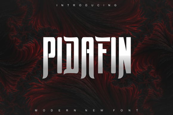 Pidafin: A Bold Slab Serif Font