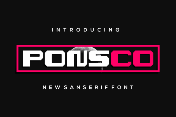Ponsco: A Font for Polished Branding