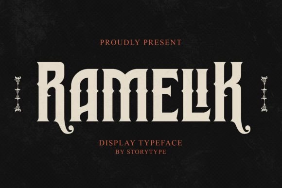 Ramelik: A Bold Blackletter Font for Digital Marketing