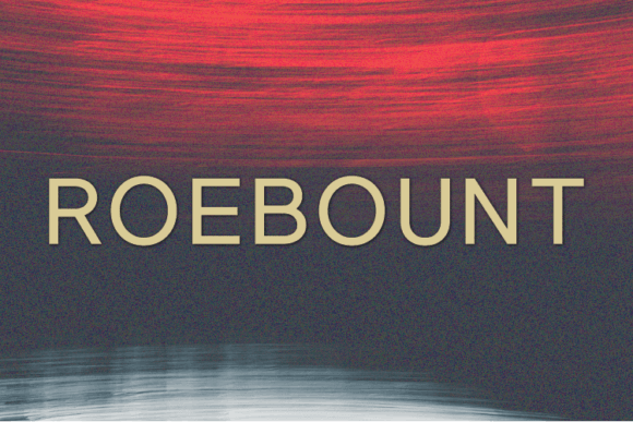 Roebount: A Modern Typeface for Editorial Design