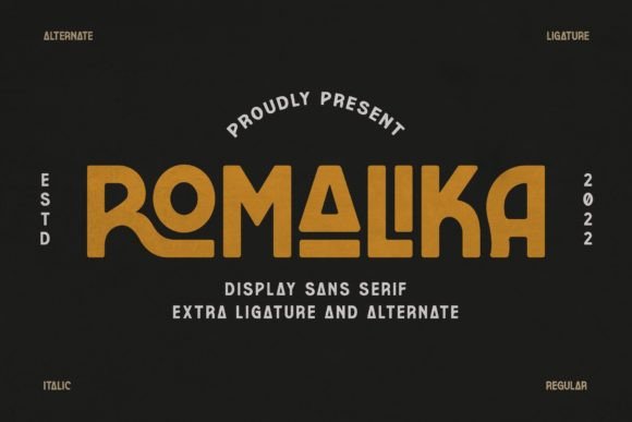 Romalika: A Serif Font for Elegant Design
