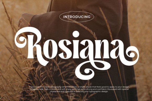 Rosiana Font: Elegant Typography for Crafters