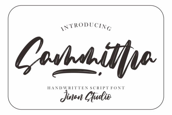 Sammitha: A Stylish Script Font for Marketers
