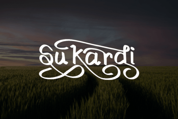 Sukardi: A Modern Script Typeface for Scroll-Stopping Brand Content