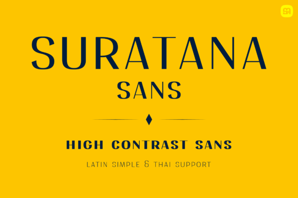 Suratana Sans: A Modern Font for Makers
