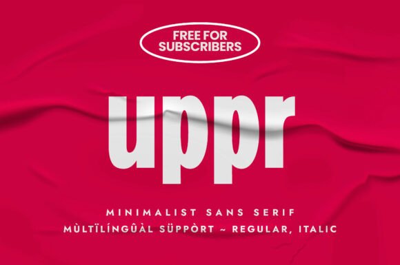 Uppr: A Modern Font for Web Design