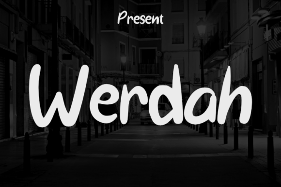Werdah: A Script Typeface for Modern Marketing