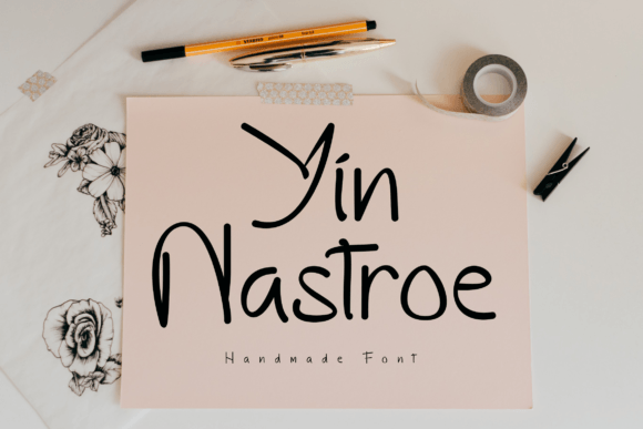 Yin Nastroe: A Stylish Handwritten Font